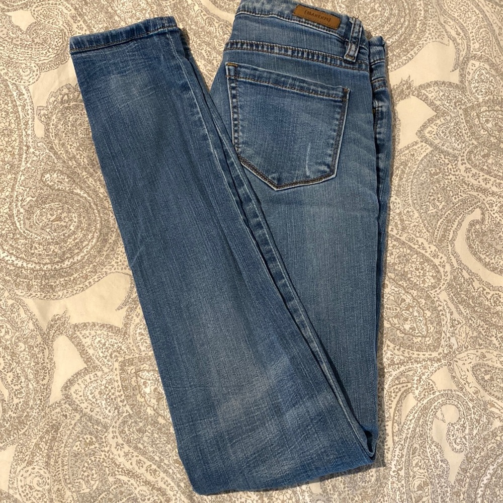 BLANK NYC Distressed Skinny Jeans